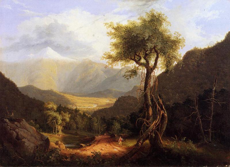 Thomas Cole View in the White Mountains Germany oil painting art